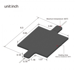 Silicon nitride (Si3N4) Ceramic Heating Elements - Hot Plates